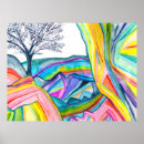 Suche nach bunte bäume poster Aquarell