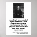 Suche nach behinderung poster Motivation