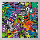 Suche nach alien monster poster Cartoon