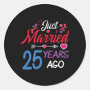 Suche nach 25 jahre aufkleber Silberjahrestag