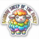 Suche nach kawaii schafe aufkleber Bunt