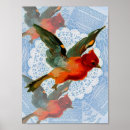 Suche nach hübscher vogel poster Vintag