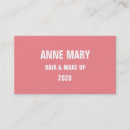 Suche nach rosa haar visitenkarten Jede person