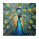 Suche nach blauer pfau fliesen Vogel