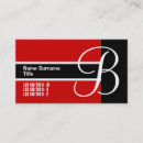 Suche nach monogramm b visitenkarten Weiß