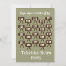 Suche nach fernsehen einladungen Retro