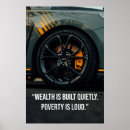 Suche nach reichtum poster Geld
