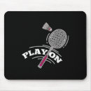 Suche nach badmintonspieler mousepads Sport