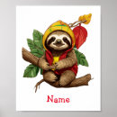 Suche nach sloth poster Niedlicher faultier