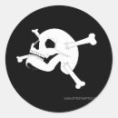 Suche nach piratenflagge aufkleber Totenkopf und knochen