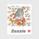 Suche nach schöne eule aufkleber Aquarell