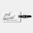 Suche nach gerade verheiratet gepäckanhänger Flitterwochen