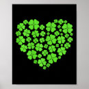 Suche nach glück der iren poster Vierblättriges kleeblatt