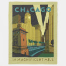 Suche nach chicago decken Reiseplakat