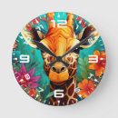 Suche nach portrait wanduhren Giraffe