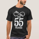 Suche nach 55 hochzeitstag tshirts Jubiläum