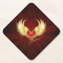 Suche nach goldene herzen untersetzer Rot