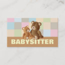 Suche nach babysitting visitenkarten Teddybär