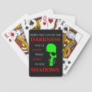 Suche nach dunkelheit spielkarten Schatten