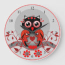 Suche nach cartoon owl wanduhren Cute