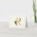Suche nach monogramm r postkarten Gold