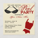 Suche nach retro pool party einladungen Badeanzug