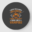 Suche nach vampir wanduhren Kürbisdesigns