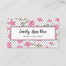 Suche nach girly muster visitenkarten Rosa
