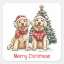 Suche nach golden retriever welpe aufkleber Weihnachtsmannmütze