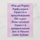 Suche nach stolz und vorurteil postkarten Literatur