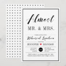 Suche nach black and white rehearsal dinner einladungen Modern