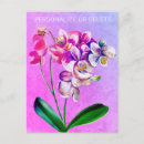 Suche nach lila orchidee postkarten Aquarell