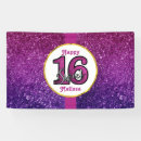 Suche nach sweet 16 banner Lila