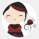Suche nach kokeshi aufkleber Rot