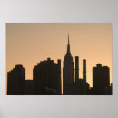 Suche nach skyline silhouette poster Wolkenkratzer