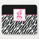 Suche nach rosa zebra mousepads Für sie