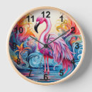 Suche nach tropischer flamingo wanduhren Jede person