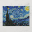 Suche nach van gogh starry night postkarten Blau