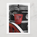 Suche nach feuer motor postkarten Rot