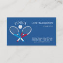 Suche nach tennisschläger visitenkarten Sport