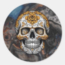 Suche nach zuckerschädel aufkleber Día de muertos