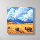 Suche nach bison leinwandbilder Landschaft
