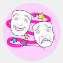 Suche nach comedy aufkleber Tragödie