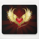 Suche nach goldene herzen mousepads Rot