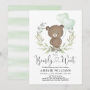 Suche nach niedlicher teddybär einladungen Aquarell