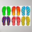 Suche nach flip flops poster Bunt