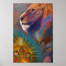 Suche nach afrikanischer löwe poster Katzen