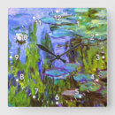 Suche nach water lilies wanduhren Impressionism