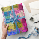 Suche nach blaues quadrat geschenkpapier Geometrisches muster