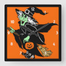 Suche nach halloween hexe wanduhren Fliegen